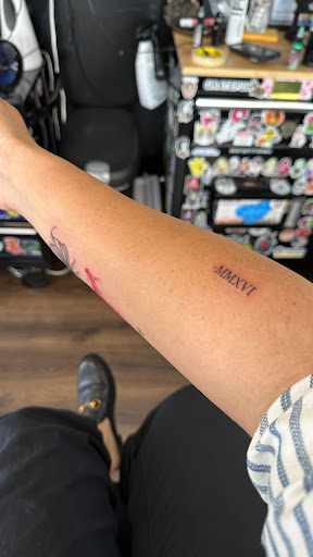 Explore hard times tattoo ideas, creative tattoo ideas in Brighton, available at Monaree Ink