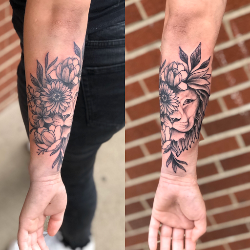 Explore half sleeve tattoo idea, creative tattoo ideas in Lockport, available at Archer Ink Tattoo
