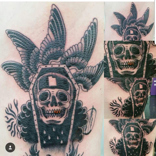 Explore half of sleeve tattoo ideas, creative tattoo ideas in Warren, available at Tattoo X