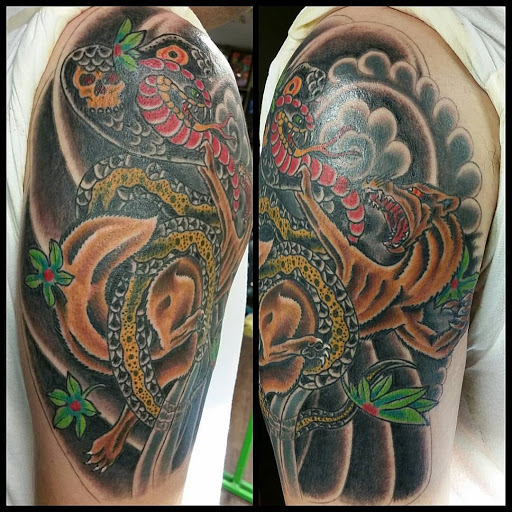 Tattoo Shop «Fortune Brothers Tattoo Co.», reviews and photos, 918 Oblate Dr, San Antonio, TX 78216, USA