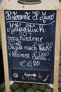 Menu / carte de Il Muro à Heidenheim