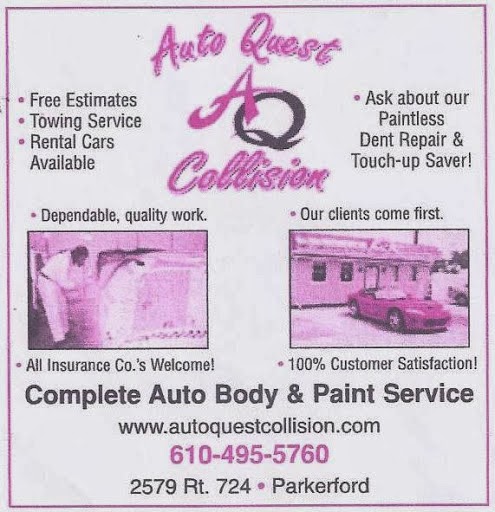 Auto Body Shop «Auto Quest Collision, Inc», reviews and photos, 2579 PA-724, Parker Ford, PA 19457, USA