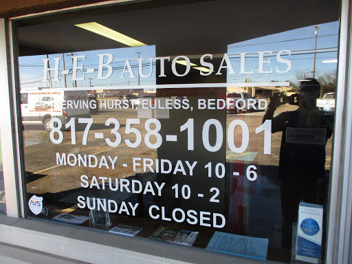 Used Car Dealer «Heb Auto Sales», reviews and photos, 1609 W Euless Blvd, Euless, TX 76040, USA