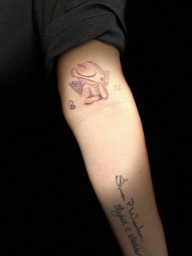 Explore hand tattoos ideas, creative tattoo ideas in High Ridge, available at Taylored ink