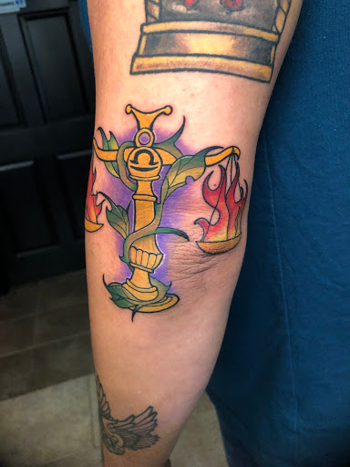 Explore banksy tattoo ideas, creative tattoo ideas in Hartselle, available at Kingdom Minds Ink