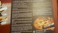 Restaurant - La Maison du Cassoulet à Castelnaudary menu