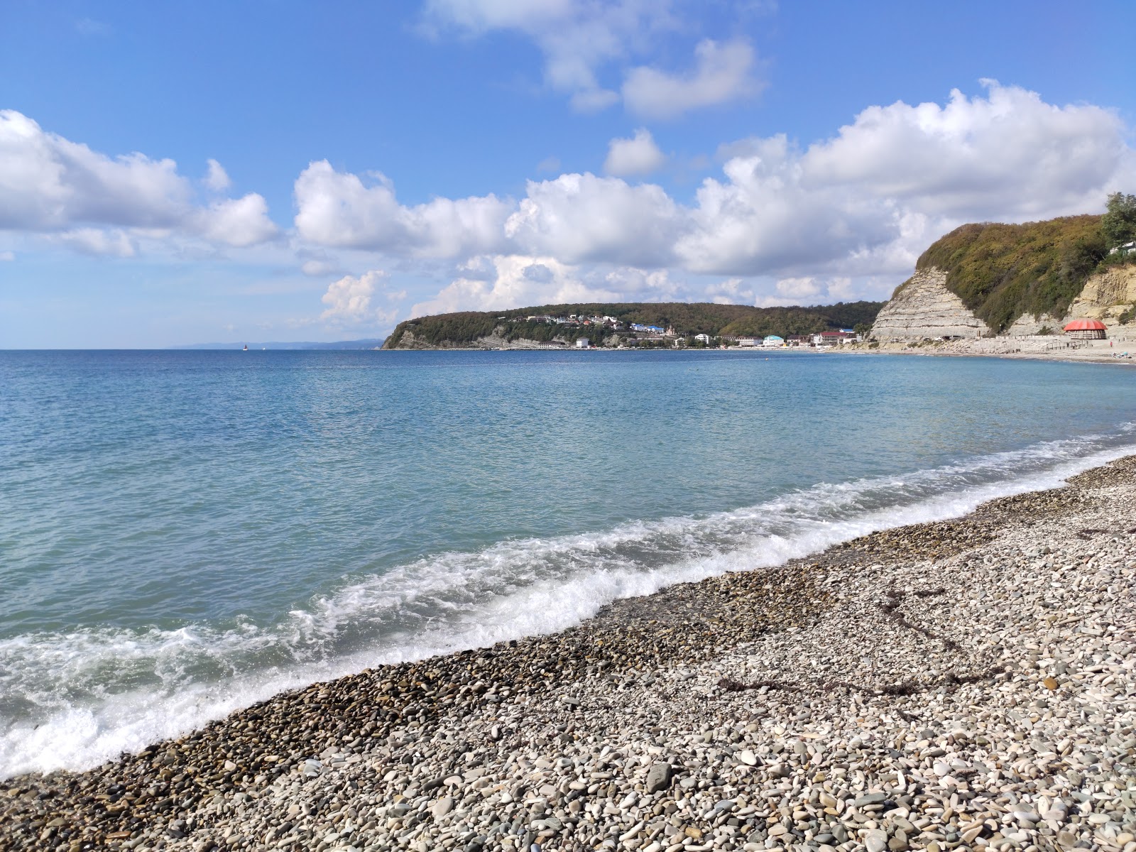 Fotografija Primorskaya beach z prostorna obala