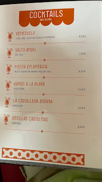 Restaurant latino-américain La Puerta Del Sol à Évian-les-Bains (le menu)
