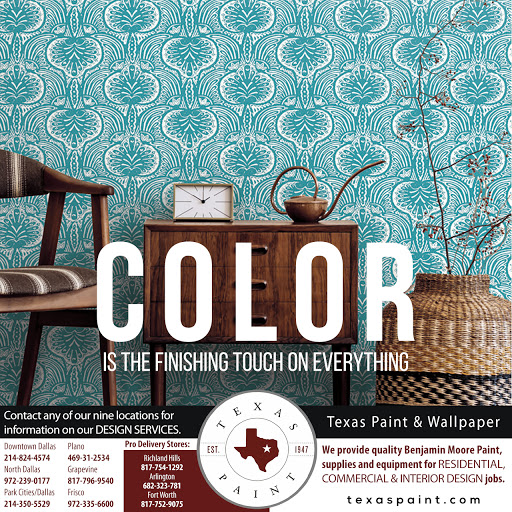 Paint Store «Texas Paint & Wallpaper (North Dallas)», reviews and photos, 12835 Preston Rd Suite 217, Dallas, TX 75230, USA