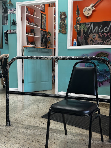 Explore pink tattoo ideas, creative tattoo ideas in New Orleans, available at Mid City Voodoux Tattoos