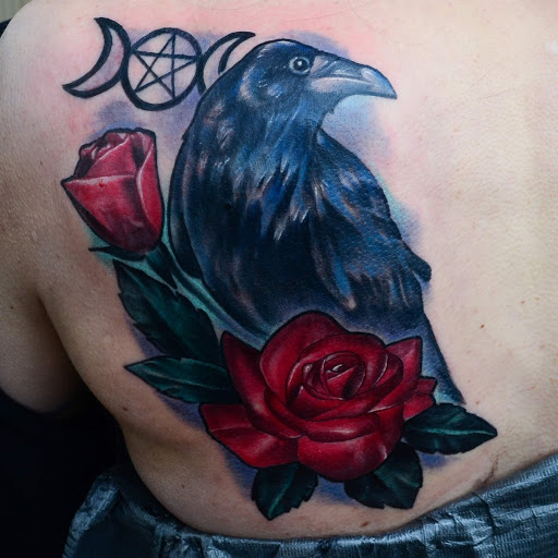 Explore wedding date tattoo ideas, creative tattoo ideas in Brunswick, available at Black Element Tattoo