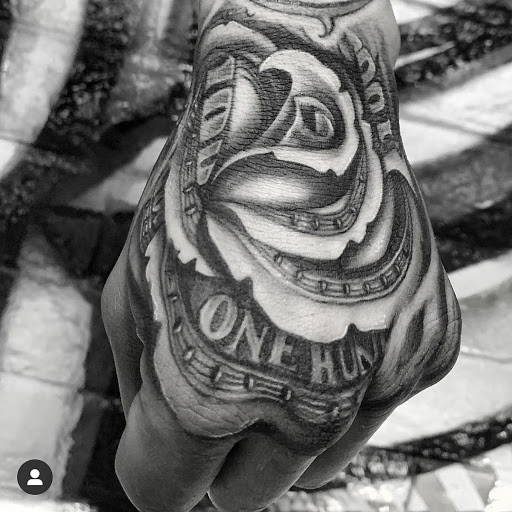 Explore side of neck tattoo ideas, creative tattoo ideas in Phoenix, available at Grand Avenue Tattoo & Piercings