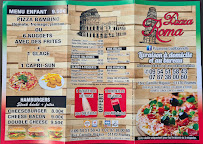 Menu / carte de Pizza Roma à Fismes