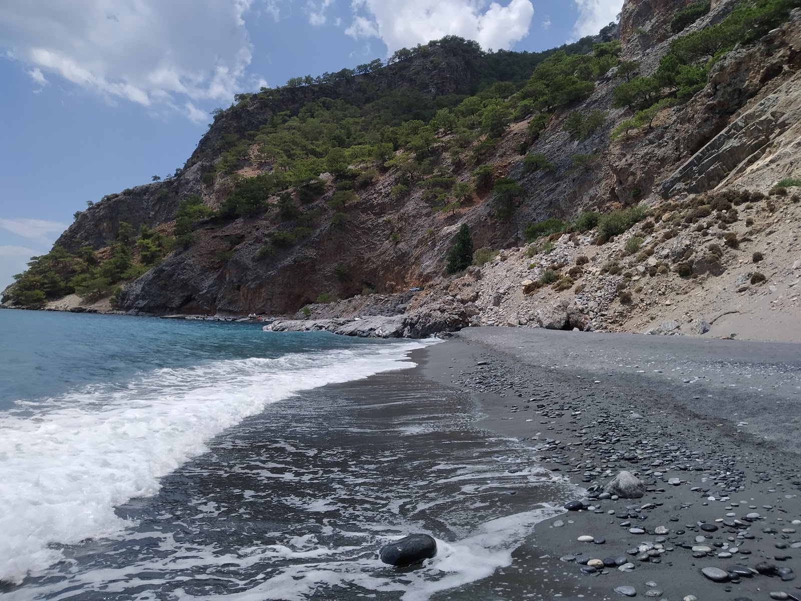 Foto av Agia Roumeli och dess vackra landskap