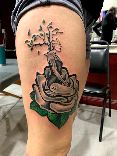 Explore heaven and hell tattoo ideas, creative tattoo ideas in Cape Coral, available at UNRIVALED INK