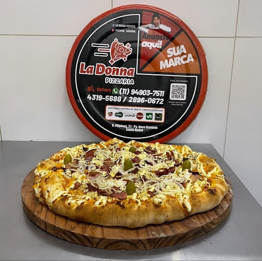Logo da empresa - Pizzaria lá Donna