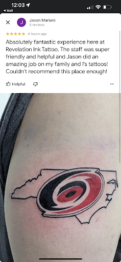 Explore february birth flower tattoo ideas, creative tattoo ideas in Wake Forest, available at Revelation Ink Tattoo and Piercing