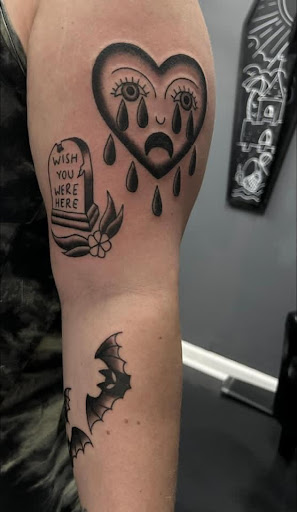 Explore honeybee tattoo ideas, creative tattoo ideas in Toledo, available at Ellis Ink