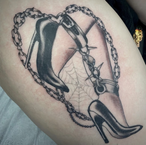 Explore chest tribal tattoo ideas, creative tattoo ideas in Buffalo, available at True Gloom Tattoo Studio