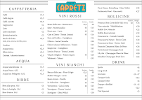 Menu / carte de La Loggia del Capretz Bistrot à Barga
