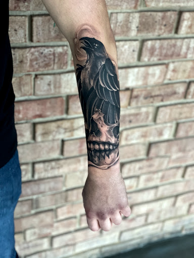 Explore mirror tattoo ideas, creative tattoo ideas in Tallmadge, available at Killjoy tattoo