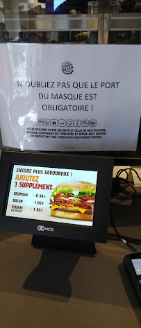 Menu / carte de Burger King St Gilles - Grand Fond à St Paul
