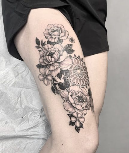 Explore bridgerton tattoo ideas, creative tattoo ideas in Spokane, available at Anchored Art Tattoo