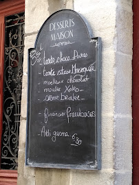 Bar du Marché à Bayonne menu