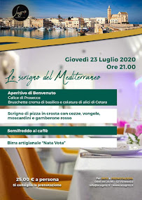Restaurant Scugniz à Trani - menu / carte