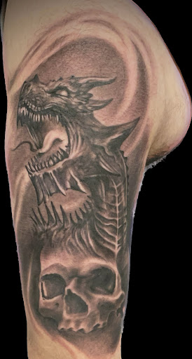 Explore small cartoon tattoo ideas, creative tattoo ideas in Weatherford, available at Weatherford Tattoo Co.