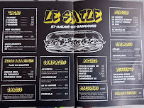 Menu / carte de Le Smile à Saint-André-de-Sangonis