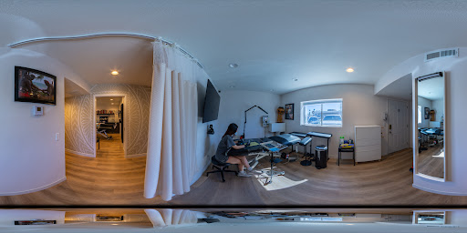 Explore negative space tattoo ideas, creative tattoo ideas in Lemon Grove, available at Island Tat Evolve (tattoo)