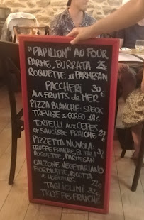 Carte du Trattoria Saint Joseph à Grimaud