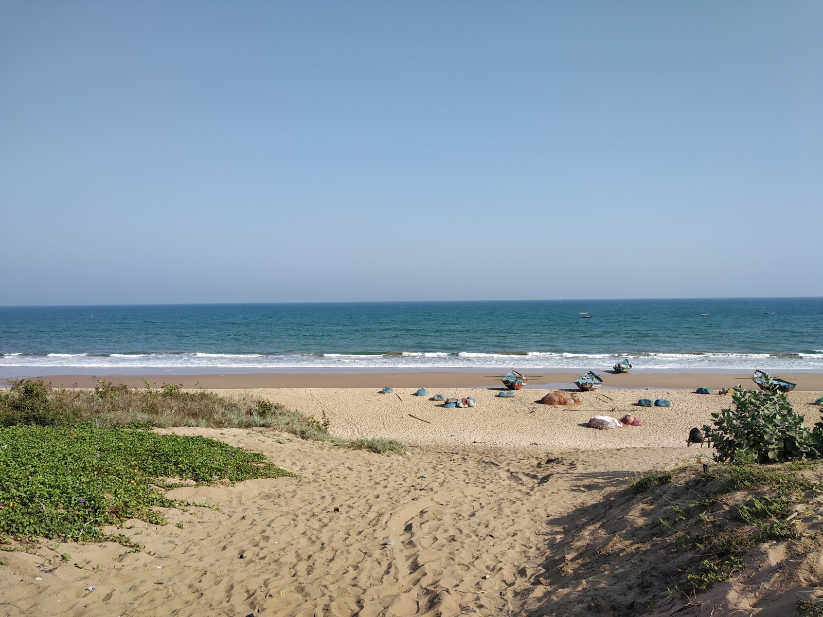 Foto van Garampeta Beach wilde omgeving