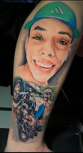 Explore september birth flower tattoo ideas, creative tattoo ideas in Denver, available at Viva La Raza Tattoo Club