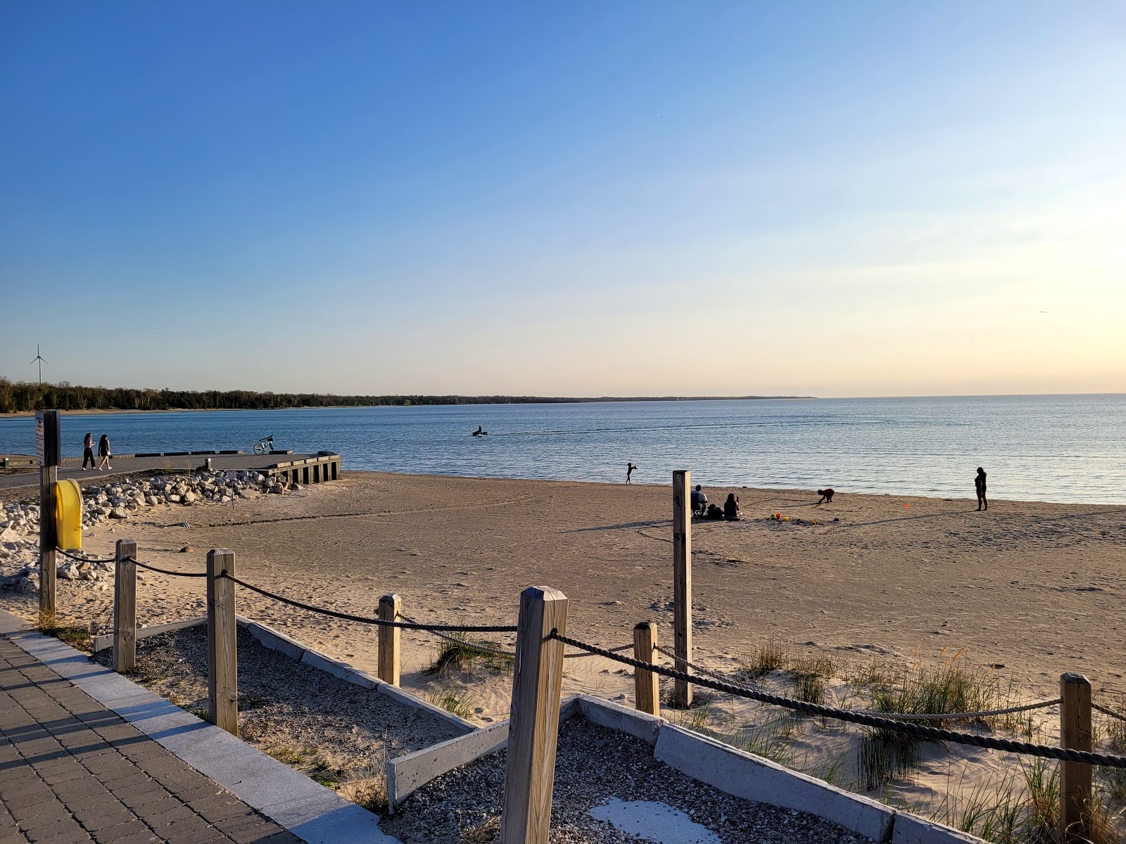 Fotografie cu Port Elgin Main Beach și așezarea