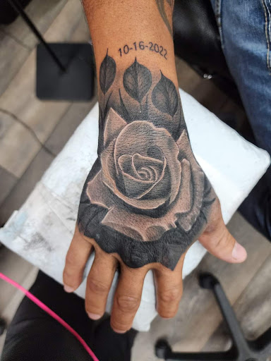 Explore venom tattoo ideas, creative tattoo ideas in Dubuque, available at The Crows Nest