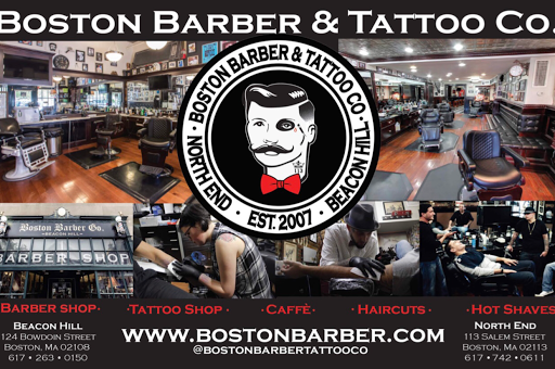 Explore men's neck tattoo ideas, creative tattoo ideas in Boston, available at Boston Barber & Tattoo Co.