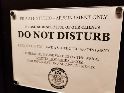 Tattoo Shop «Tattooed Heart Studios», reviews and photos, 7410 Coca Cola Dr #108, Hanover, MD 21076, USA