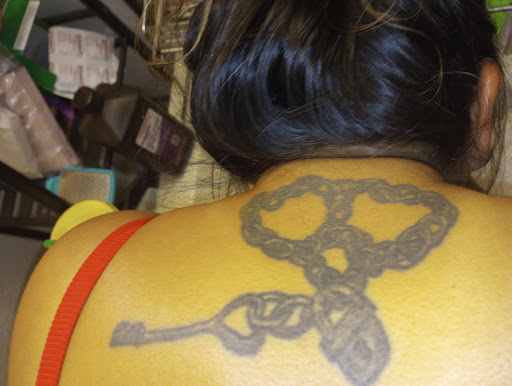 Explore side finger tattoo ideas, creative tattoo ideas in Denver, available at Denvers Competitive Ink