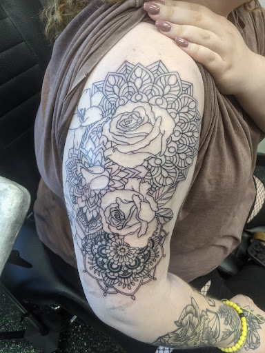 Explore hawaiian tattoo ideas for men, creative tattoo ideas in Slippery Rock, available at Dinky Dachshund Tattoo Parlor