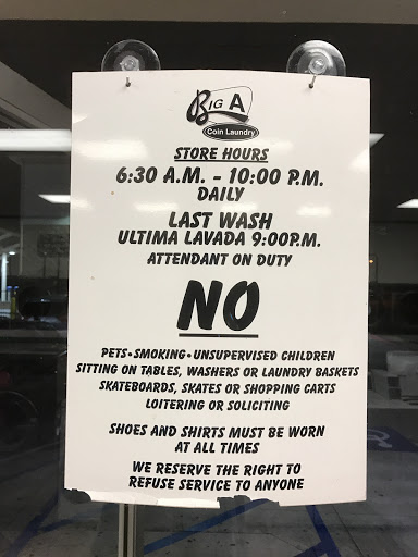 Laundromat «Big A Coin Laundry», reviews and photos, 1576 W Katella Ave, Anaheim, CA 92802, USA