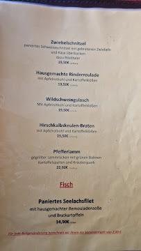 Menu / carte de Hotel & Restaurant Brockenstübchen à Wernigerode