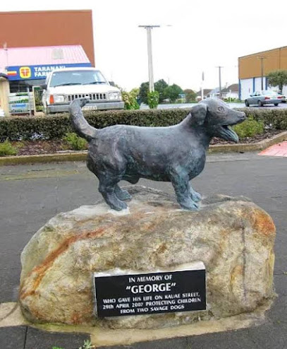 George the Jack Russel dog memorial statue