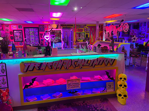 Explore arm tattoo ideas for women, creative tattoo ideas in Houston, available at The Neon Jackal Tattoo