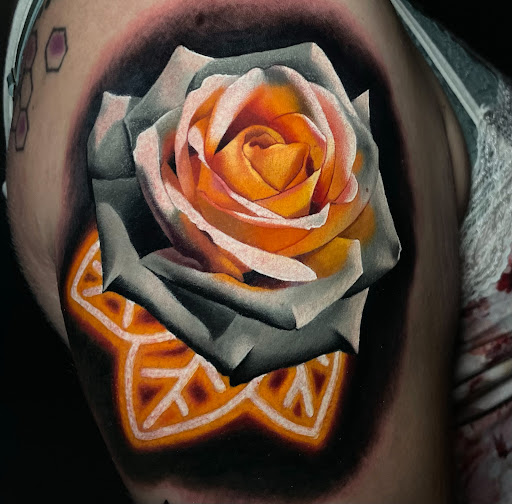 Explore foo fighters tattoo ideas, creative tattoo ideas in Goffstown, available at Obsidian Moon Tattoo