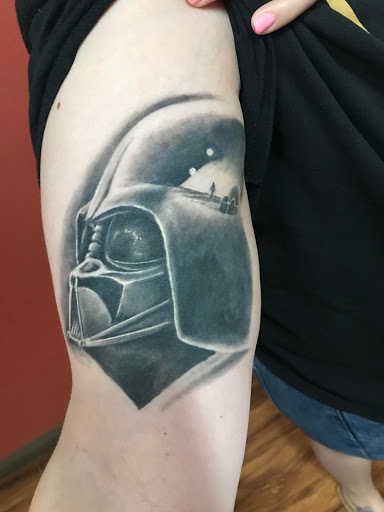 Explore chaos tattoo ideas, creative tattoo ideas in San Pedro, available at Good Vibrations Tattoo