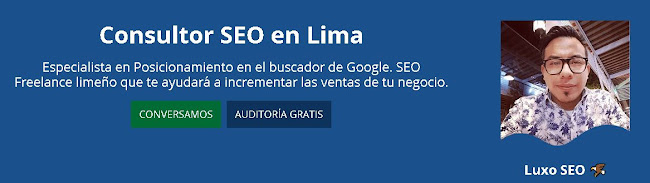 Opiniones de Luxo: Consultor SEO en Lima | Diseño Web 🦅 en Lima - Diseñador de sitios Web