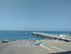Dagomys beach'in fotoğrafı uçurumlarla desteklenmiş