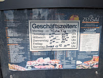 Zensai Restaurant à Hamburg menu